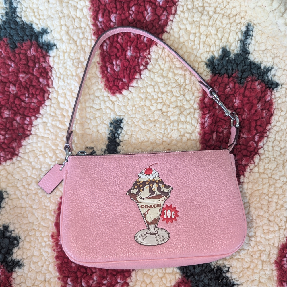 Coach Pink Ice Cream Shoulder Bag